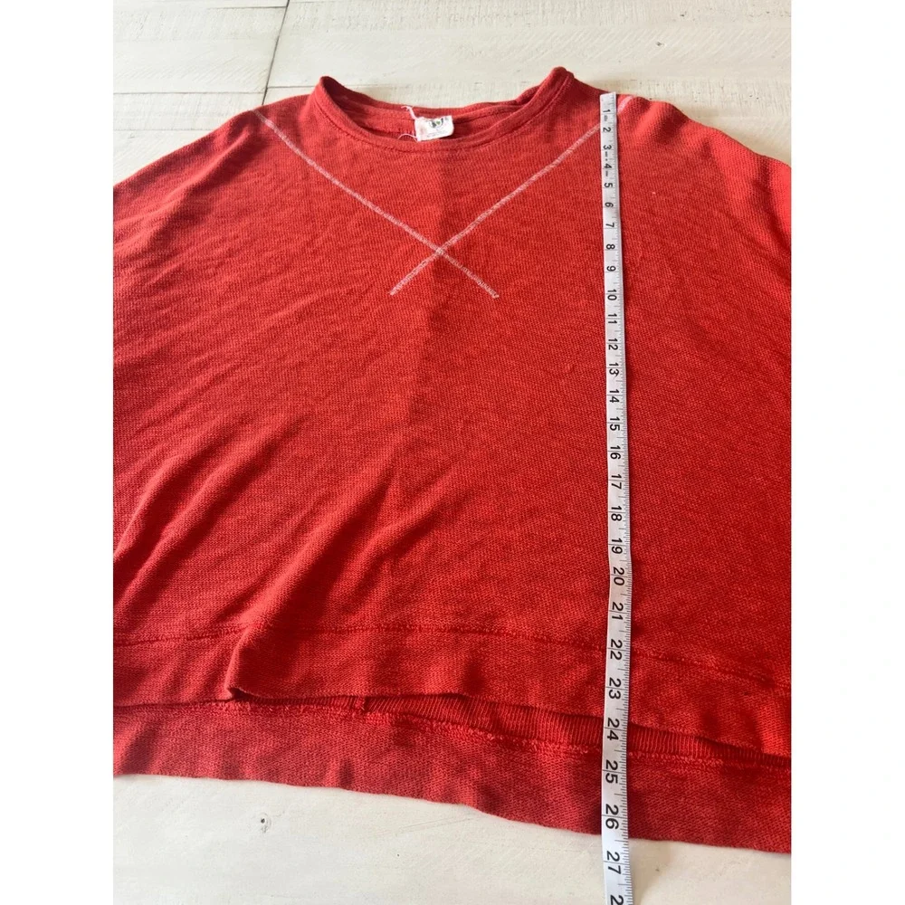 Free People Come Again Burnt Orange Size Small